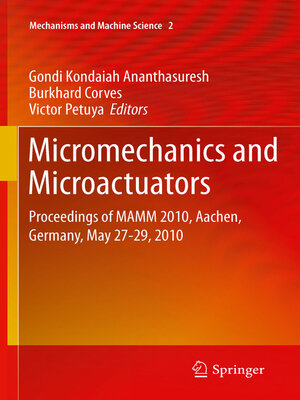 cover image of Micromechanics and Microactuators